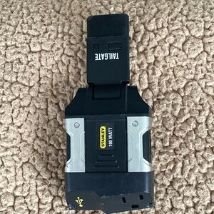 Stanley Black and Silver Power Inverter